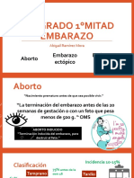 Sangrado 1°mitad Embarazo