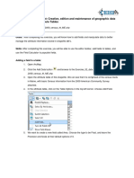 Module 2: Editing Attribute Tables: GIS II: Data Management: Creation, Edition and Maintenance of Geographic Data