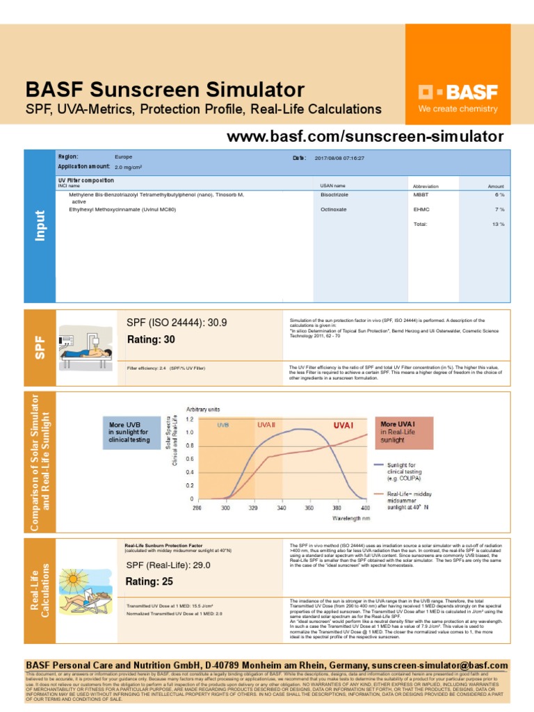 Sunscreen Simulator | PDF | Sunscreen | Ultraviolet