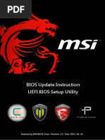 Flash BIOS by UEFI BIOS Setup Utility en