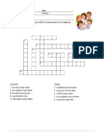 Family Crossword PDF