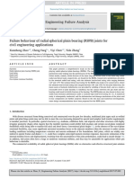 Failure Behaviour of Radial Spherical Plain Bearing (RSPB) Joints For