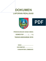 Contoh LPJ DD Kab. Jombang