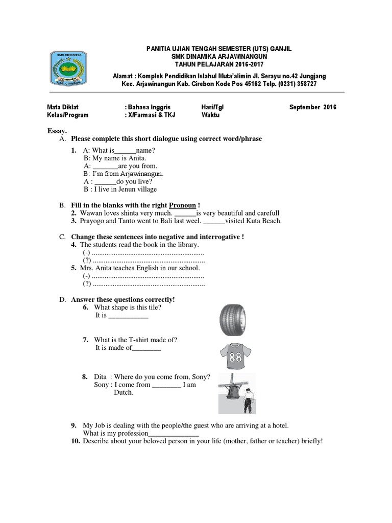 Materi bahasa inggris kelas 10 image