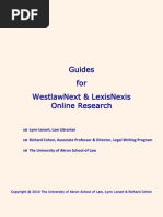 Download Research Guides for Lexis and Westlaw by Lynn Lenart and Richard Cohen by pbfriedman SN35918234 doc pdf