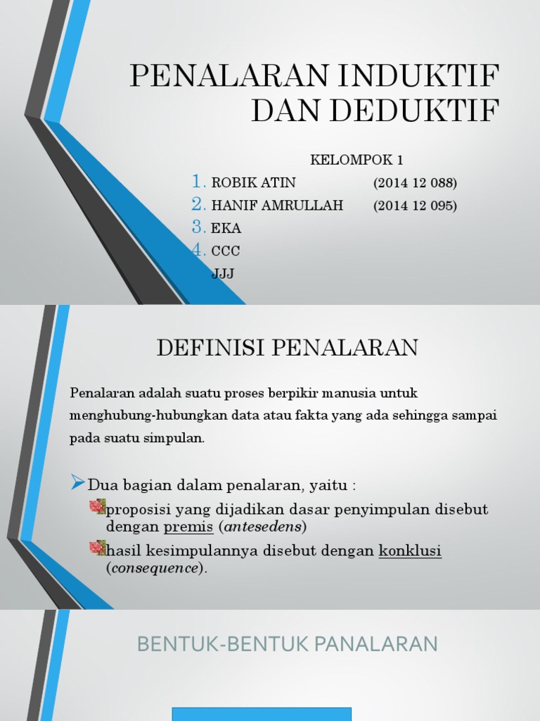 Penalaran Induktif dan Deduktif | PDF