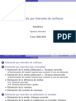 Estimación Por Intervalos de Confianza PDF