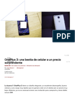 OnePlus 3 Características y Precio. OnePlus 3 Review, Análisis Celular Andro