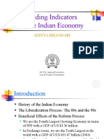 Leading Indicators in The Indian Economy