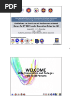 Guideline Orientation for SUCs