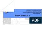 Nota Kursus K7 Specialized Segments of Service