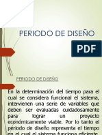 Periodo de Diseño