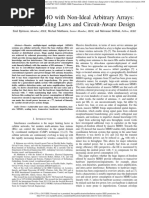 Massive MIMO With Non-Ideal Arbitrary Arrays: Hardware Scaling Laws and Circuit-Aware Design