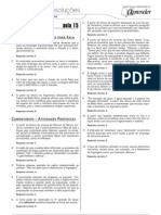 Português - Caderno de Resoluções - Apostila Volume 3 - Pré-Universitário - Port4 Aula15