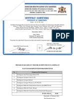 Sertifikat Kompetensi Program Keahlian Teknik Komputer Dan Jaringan