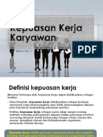 Materi 7 Kepuasan Kerja Karyawan