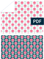 Mod Floral Gift Wrap PDF