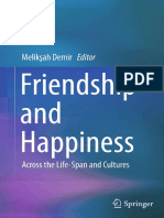 Friendship and Happiness - Across The Life-Span and Cultures