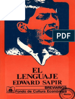 Edward Sapir - El Lenguaje
