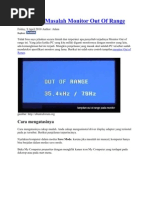 Download Mengatasi Masalah Monitor Out of Range by vya Amora Amorphia Jambi SN35919692 doc pdf