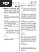 Português - Caderno de Resoluções - Apostila Volume 4 - Pré-Universitário - port4 aula18