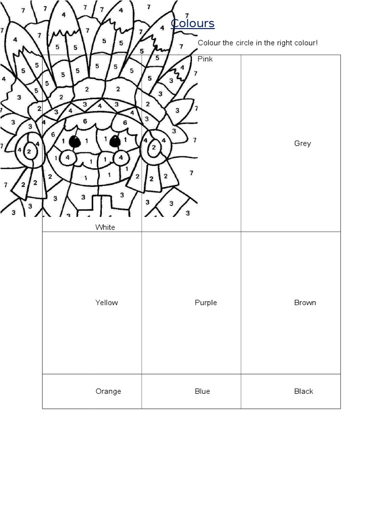Colouring Activity Guide | PDF