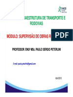 MBA em Infraestrutura de Transporte e Rodovias: Supervisão de Obras Rodoviárias