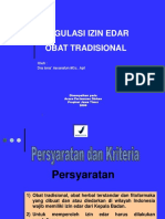 Registrasi Obat Tadisional