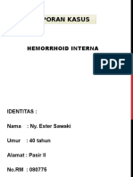 Hemoroid Interna