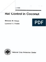 Rat Control in Coconut: Melanda M. Hoque Lynwood A. Fiedler