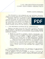 Las Dramatizaciones Como Recurso Didáctico