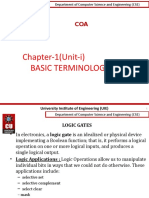Chapter-1 (Unit-I) Basic Terminologies: University Institute of Engineering (UIE)