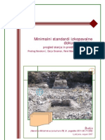 Minimalni Standardi Izkopavalnedokumentacije - Pregled Stanja in Predlogi Standardov