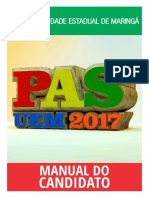 Manual Do Candidato - Pas 2017