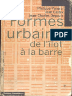 LIVRE FORME URBAINE DE LILOT A LA BARRE ... Philippe Panerai PDF
