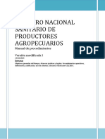 02 Manual de Procedimientos Renspa - Actualizacion I PDF