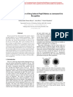 Investigating The Impact of Drug Induced Pupil Dilation On Automated Iris Recognition