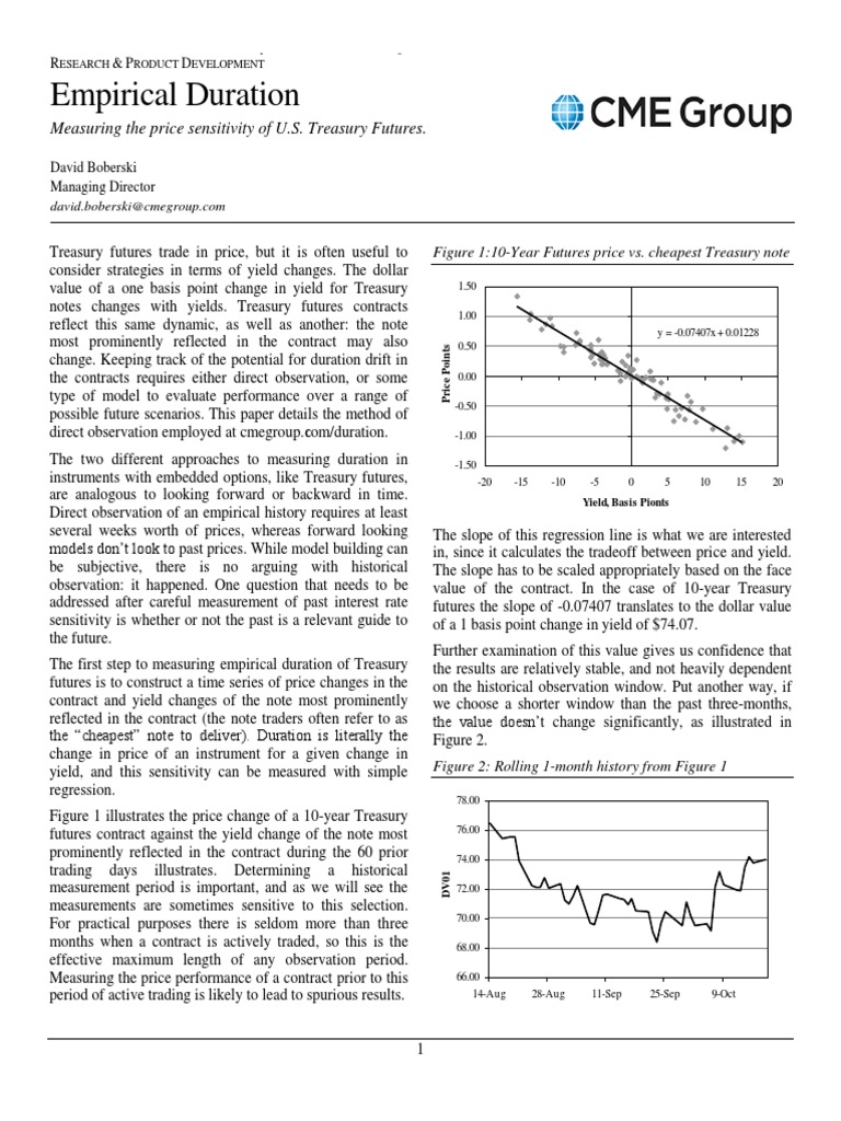 Measuring Price Sensitivity | PDF | Bond Duration | Chicago Mercantile ...