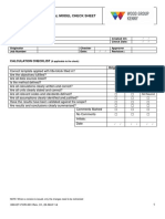 Calculation Check Sheet