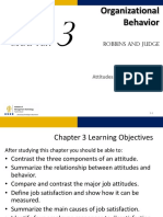 Organizational Behavior Chapter 3 Attitudes and Job Satisfaction