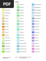 Geological Timescale Color Codes | PDF | Stratigraphy | Geology