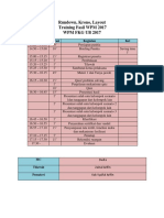 (Training Fasil) Rundown, Krono, Layout