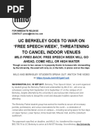 Download Berkeley Wages War on Free Speech by Milo Yiannopoulos SN359226696 doc pdf