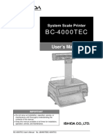 BC-4000TEC: User's Manual