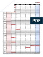 2017 Calendar Portrait Rolling