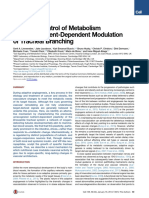 Neuronal Control of Metabolism Thru Nutrient-Dependent Modulation of Tracheal Branching.