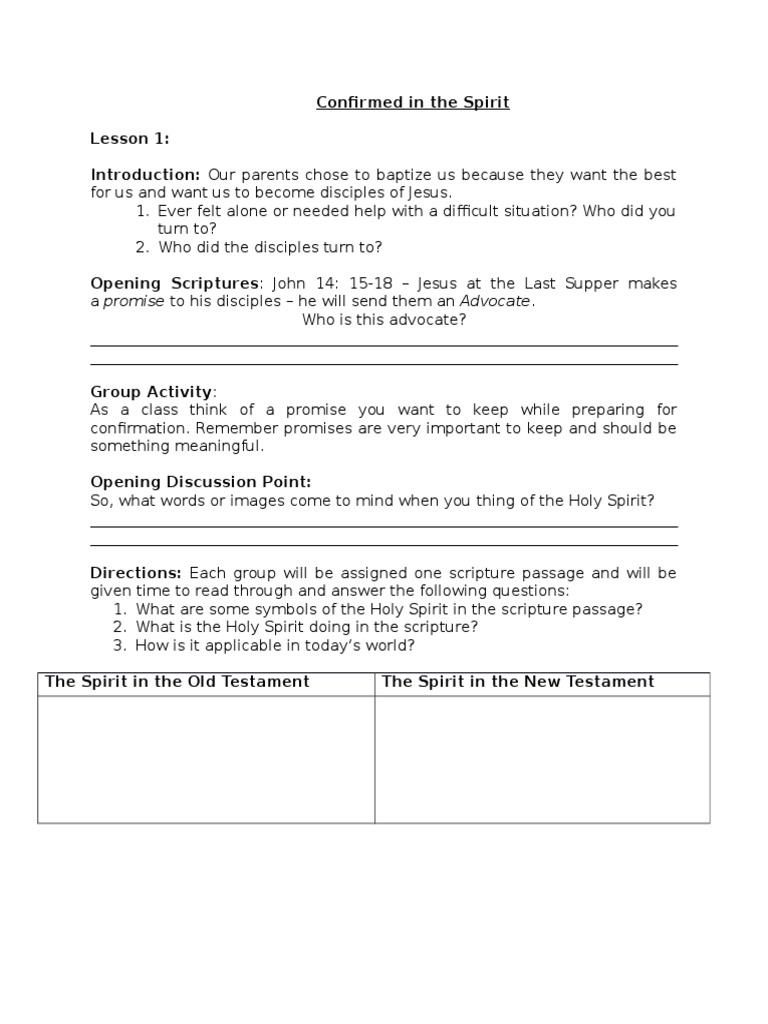 Se Confirmed in The Spirit PT 1 | PDF | Bible | Jesus