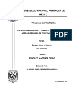 Criterio termodinámico de protección catódica de acero enterrado