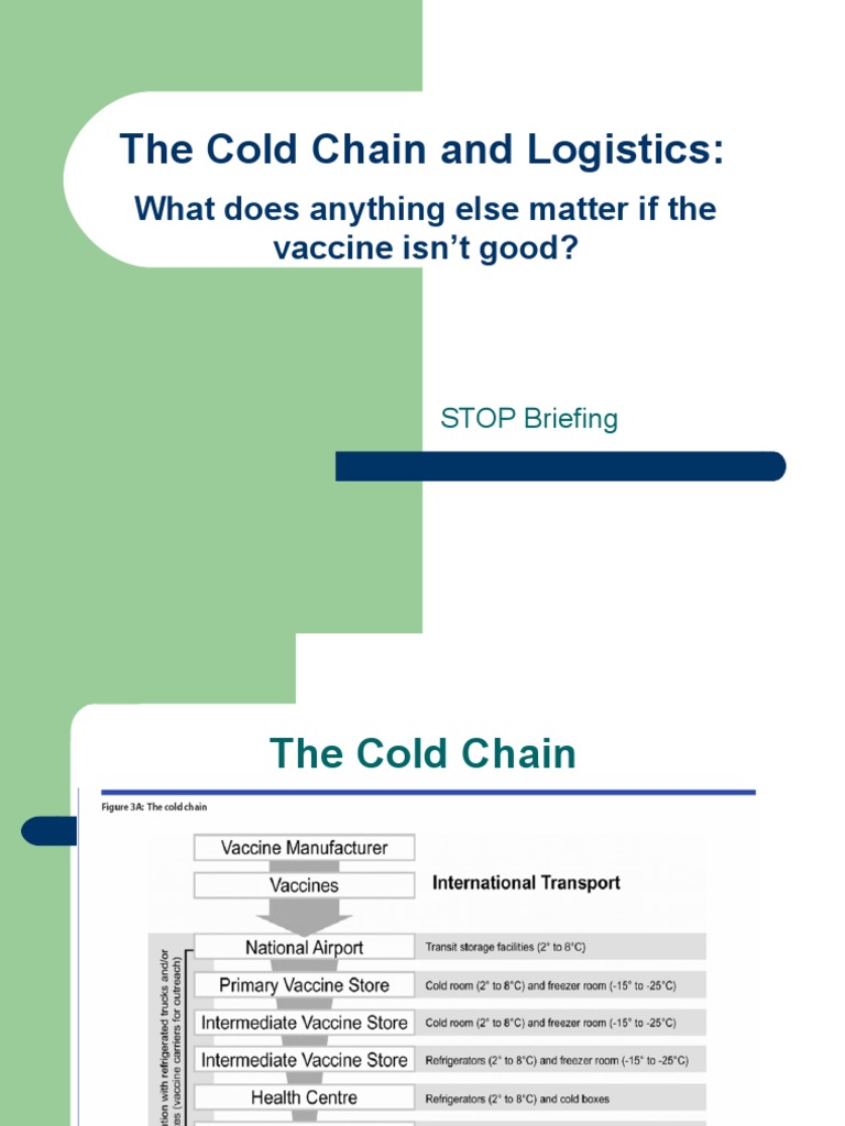 Cold Chain Management for Vaccines | PDF | Refrigerator | Vaccines