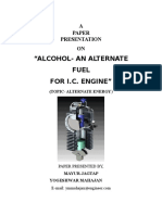 18-Alcohol- An Alternate Fuel for Ic Engine